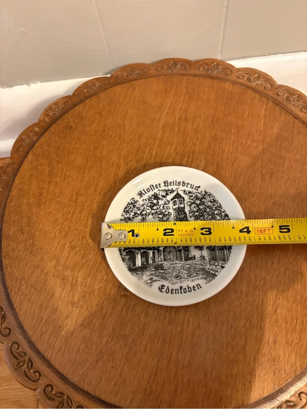 Butter Pat Size Trinket Dish German Chunky
